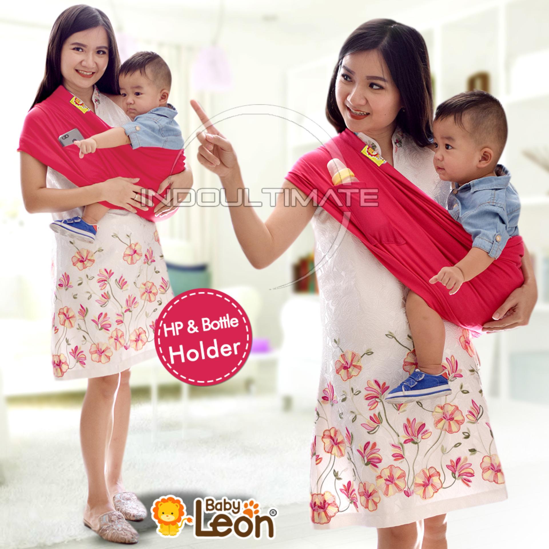 BABY LEON GENDONGAN Bayi Kaos/Geos/selendang Bayi Praktis BY 44 GB Polos Ukuran S - BTM Fanta