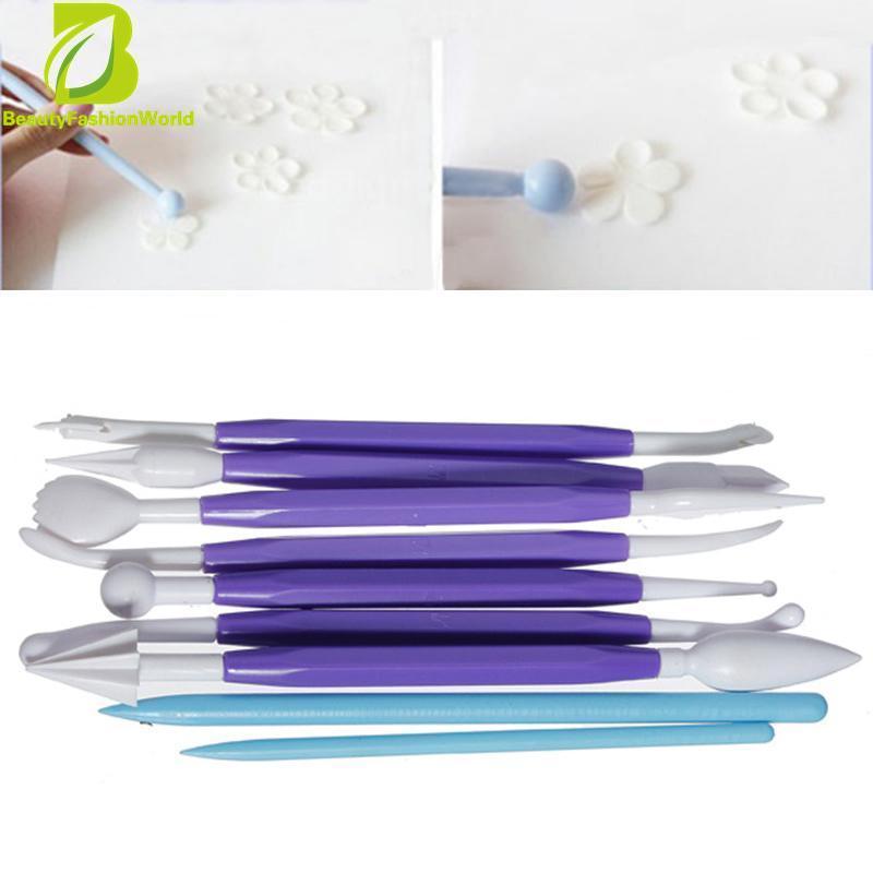 BeautyFashionWorld 9Pcs/1Set Cake Modeling Tool Set Kit Cakes Moulds Toast Bake Bakery Kitchen - intl