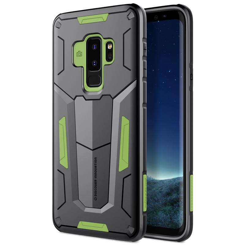 NILLKIN Defender II Fleksibel TPU Yang Lapisan Buah Cangkang Shell Hibrida Guncangan Absorption Kasar Case untuk Samsung Galaksi S9 + s9 PLUS