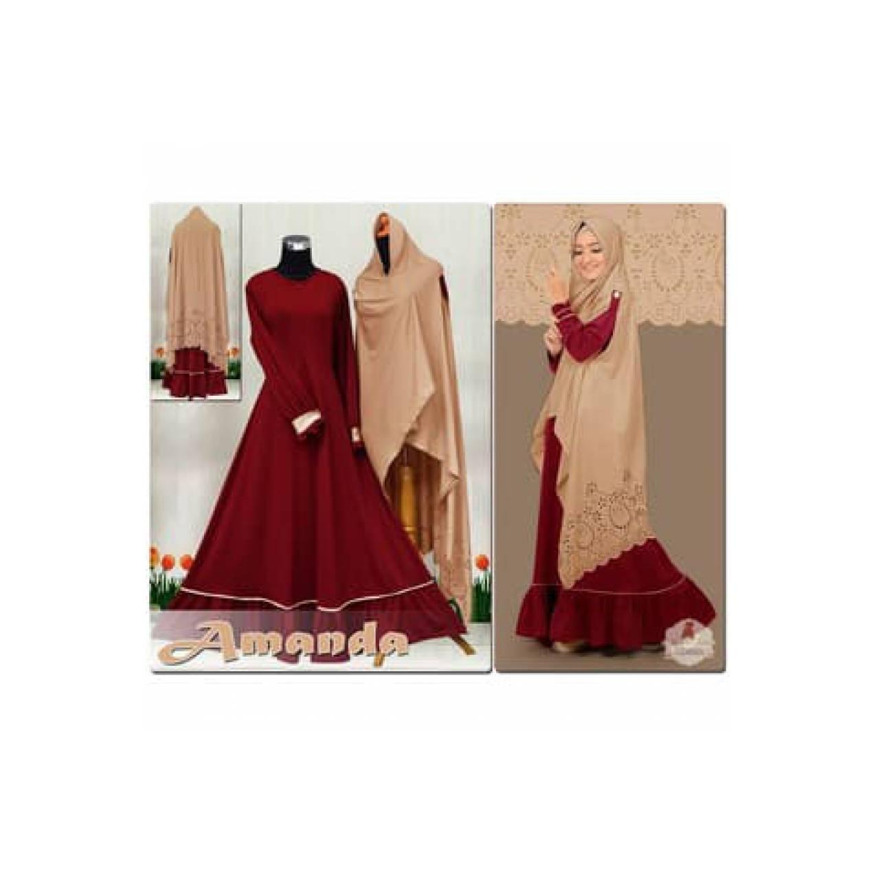 barang laris manis DW141 BAJU GAMIS PESTA REMAJA BERGO SYARI UKURAN XL