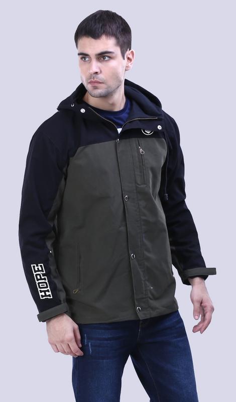 Gshp Jaket Parka Pria - bahan canvas Bagus & berkualitas (hijau kom)