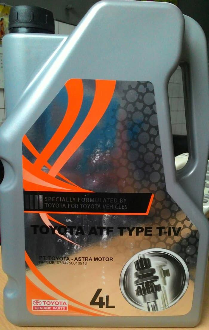 OLI ATF T-IV FOR TOYOTA INNOVA DAN CAMRY GALON 4 LITER / AKSESORIS MOTOR / MOBIL / VARIASI / BERKUALITAS / OTO-A3468