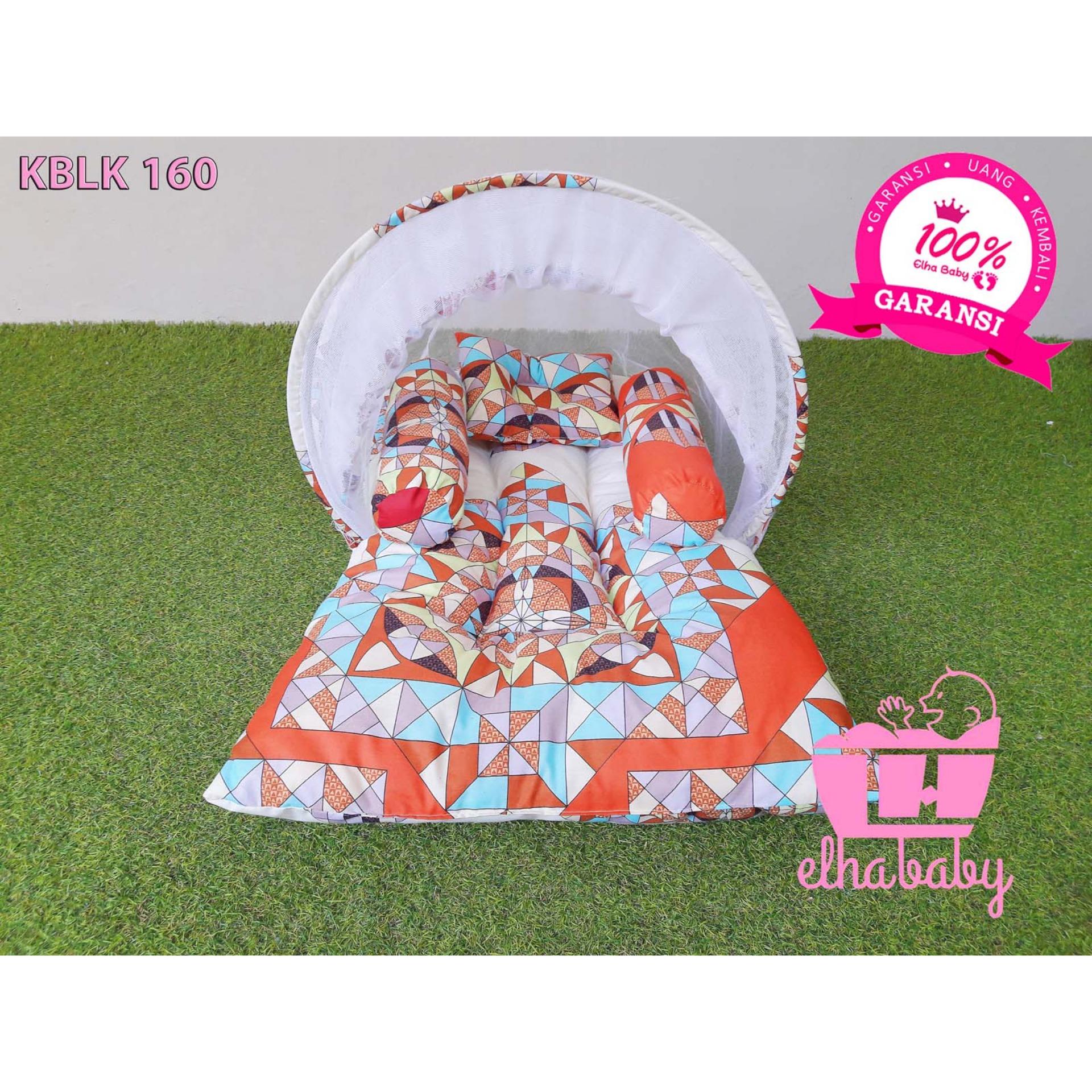 Grosir Babyshop KBLK 160 Kasur Bayi Lipat Kelambu Abstrak Edisi 2