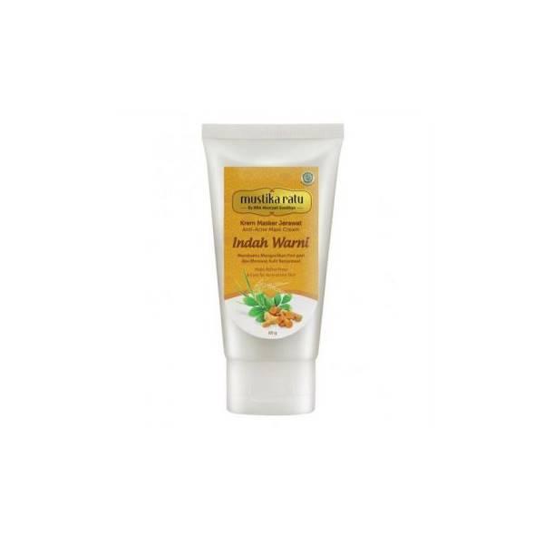 Mustika Ratu Masker Jerawat Indah Warni Krem 60Gr
