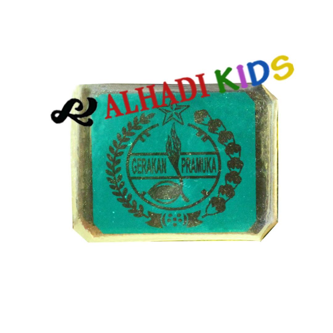 Tanda Topi Emblem Pramuka Anak Laki-Laki, Batik Alhadi