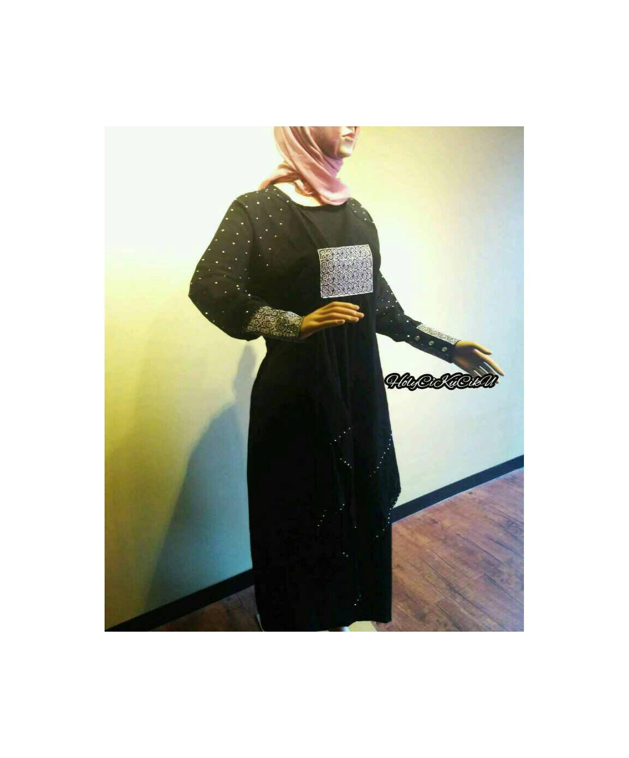 GAMIS ELEGAN/ABAYA pesta/GAMIS DUBAI/BAJU LEBARAN/HIJAB MEWAH