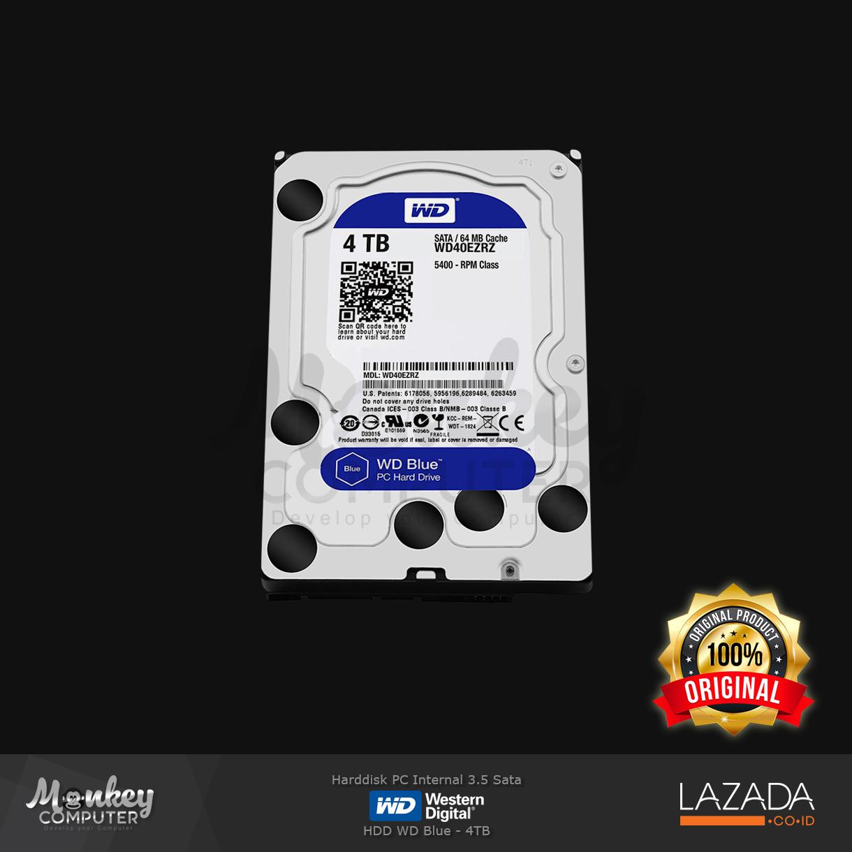 Harddisk Internal WD Blue - 4TB