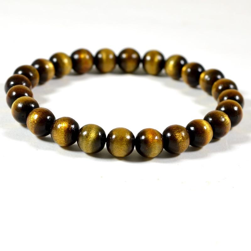 ICBEADS Gelang Pria dan Wanita Tali Arus Emas Black Coral sea