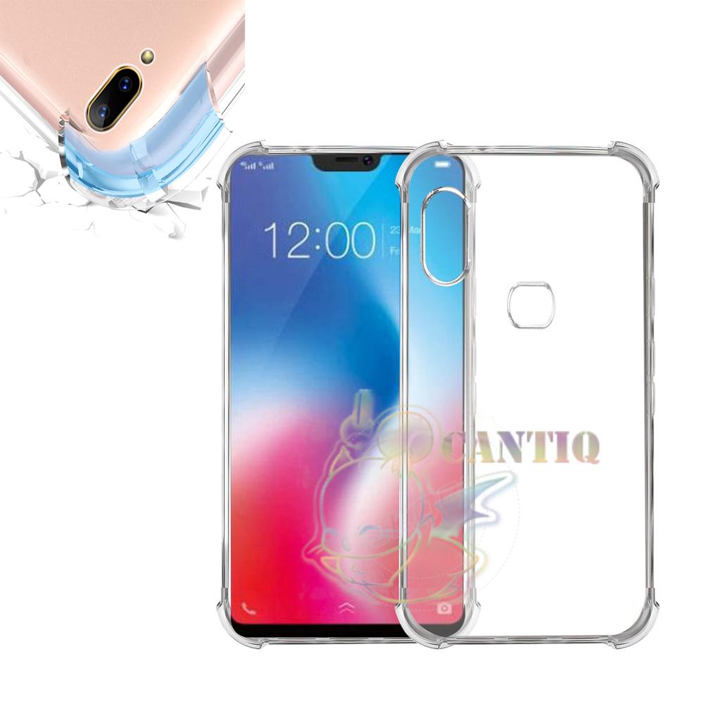 QCF Soft Case Anti Shock Anti Crack Vivo V9 2018 / Silikon Casing Vivo V9 / jelly Case Vivo V9 / Silicone Anti Crack Vivo V9 / Silikon Vivo V 9 2018 / Case Hp - Bening