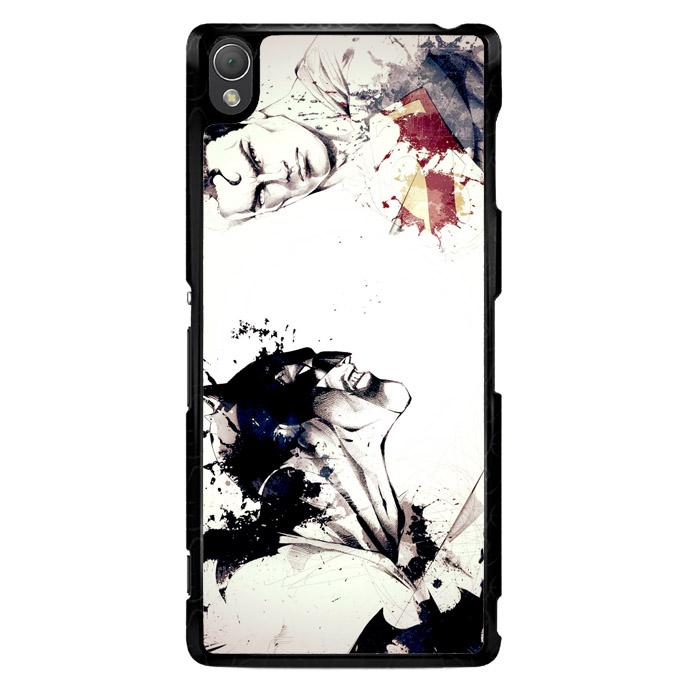 Superman Vs Batman Art Z0483 Sony Xperia Z3 Custom Hard Case