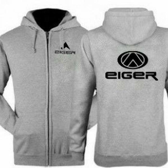 PROMO !! switer,jaket eiger,tshirt hoodie zipper eiger abu-abu