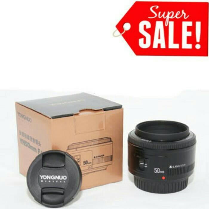 NEW LENSA FIX YONGNUO EF 50mm / 50 mm f1.8 / f/1.8 FOR CANON BOKEH