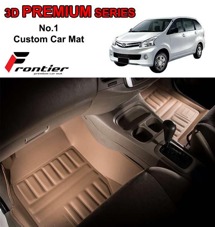 Karpet Mobil 3D Custom DAIHATSU XENIA 2011 - 2016 3 BARIS BEIGE FRONTIER