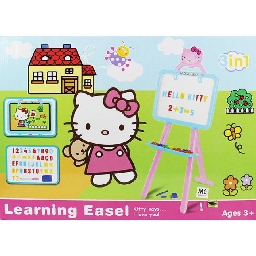 BUTTERFLY -  LEARNING EASEL HELLO KITTY 3677 - PAPAN TULIS ANAK 3 IN 1 MAGNET