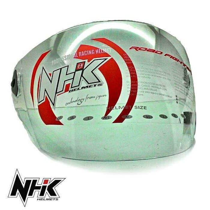 Kaca Helm NHK Predator Visor Bening Transparant Original Ori Clear