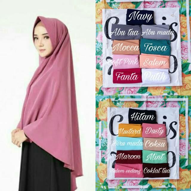 Termurah khimar pet jumbo antem |simple pet | jilbab pet |hiajab |wolfis