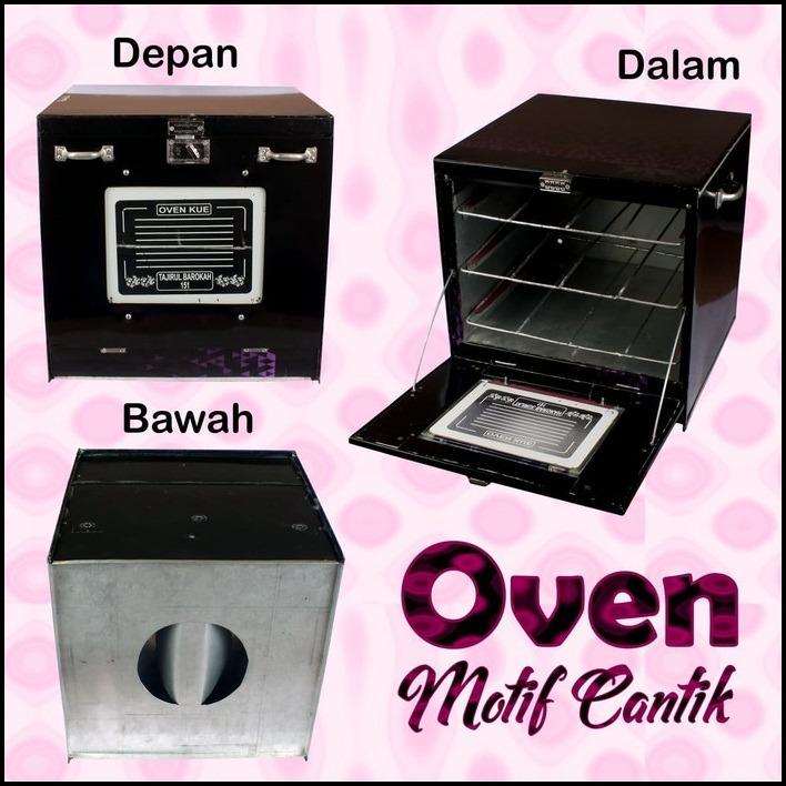 Oven Stainless Steel Motif - Oven Tangkring Cantik - Oven Kompor 3 Susun