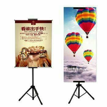Promo Tripod Display / Stand Banner TRIPOD POSTER / TRIPOD Display BERDIRI Original