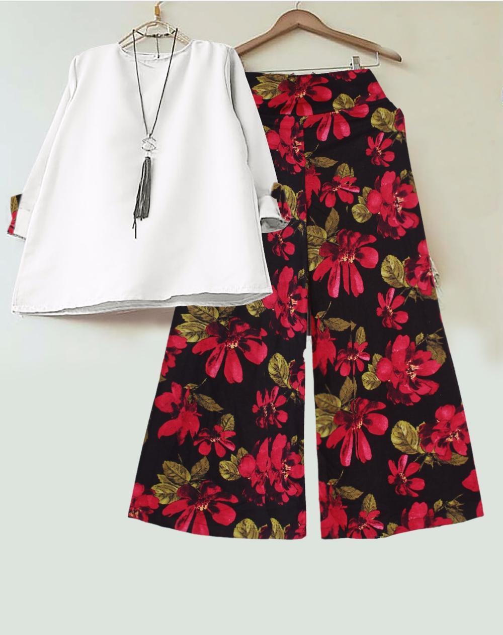 Stelan Celana Kulot Airin Plus Blouse 4W di lapak Toko Kembar Tanah Abang rinymangiwa