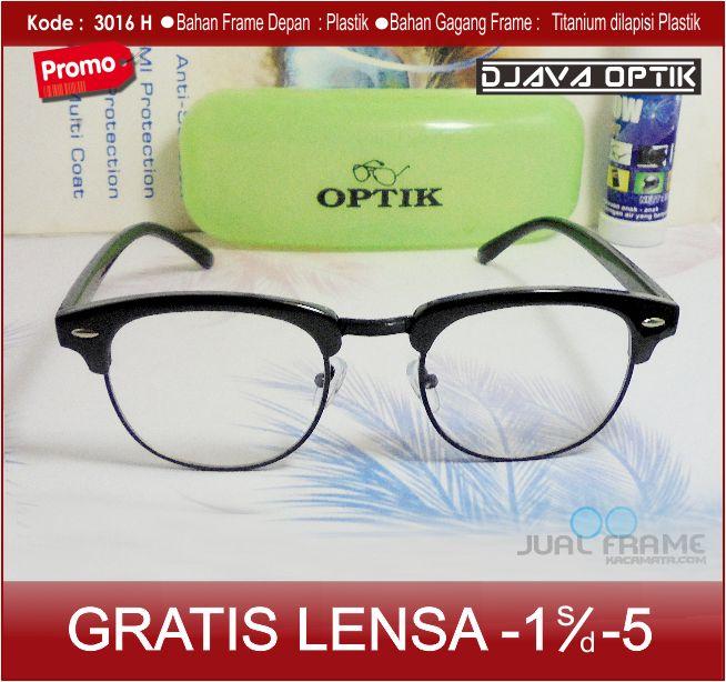 Frame Kacamata + Lensa minus/plus/cylinder untuk wanita & pria Kacamata Korea Trendy