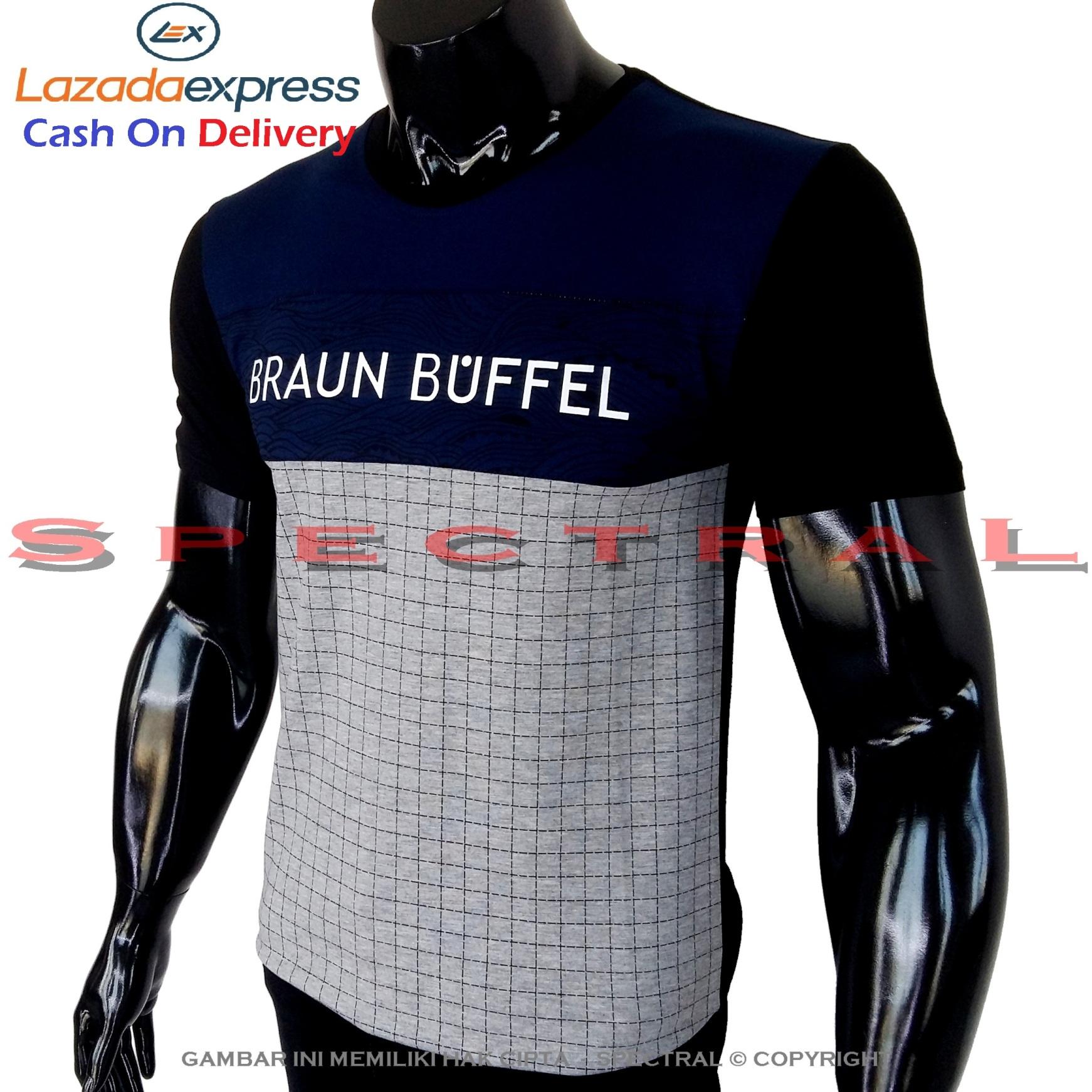 Spectral - Kaos Distro BRAUN BUFFEL Soft Rayon Viscose Lycra Pola M Fit To L Simple Fashionable Tidak Pasaran Kombinasi Garis Motif Art Visual