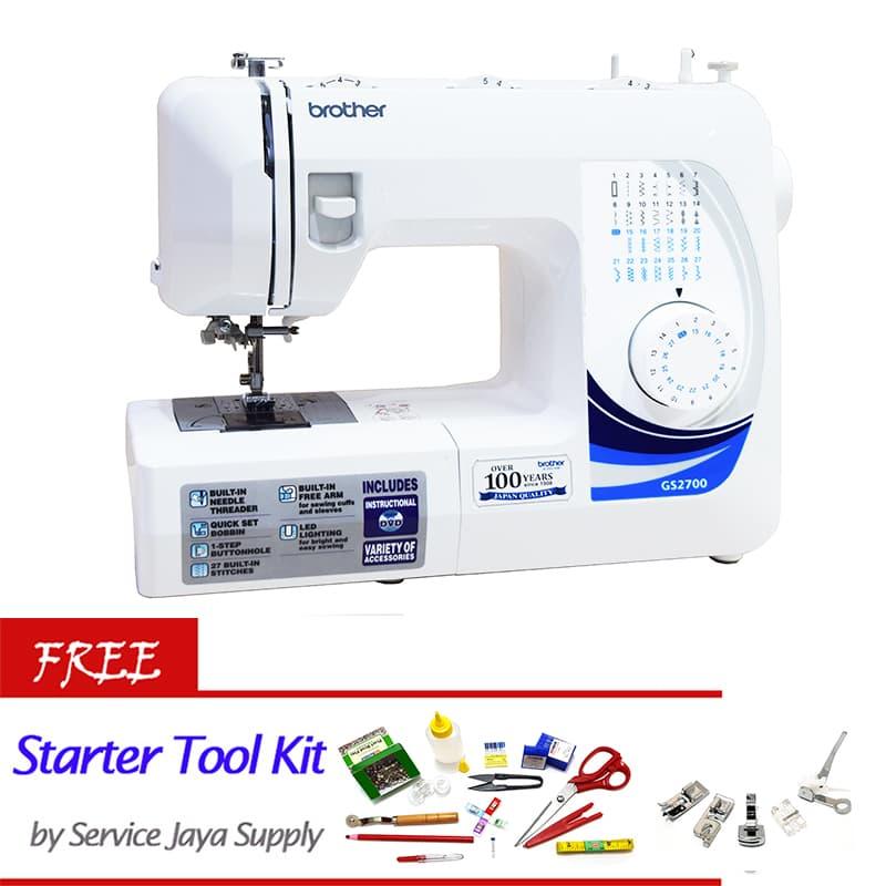 PROMO!! TERMURAH Mesin Jahit Brother GS 2700 (Portable Multifungsi) mesin jahit / mesin jahit mini / jarum rajut / jarum jahit