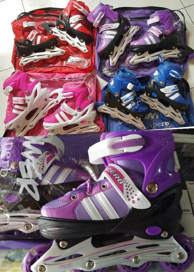 Jual Sepatu Roda/ Inline Skate Jahit Bajaj Power Superb Grosir Unique