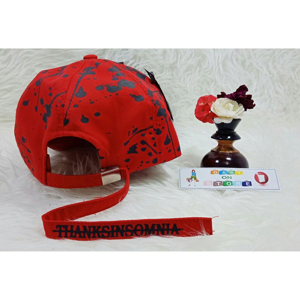 Topi Baseball Tali Panjang Thanksinsomnia Bercak Low 1 ORIGINAL