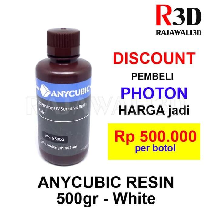 SLA DLP 3D Printer Resin 500 White 405NM UV Sensitive Resin