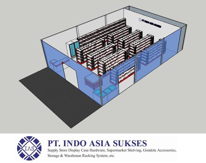 Rak Minimarket Paket Luas 8x12m V.2