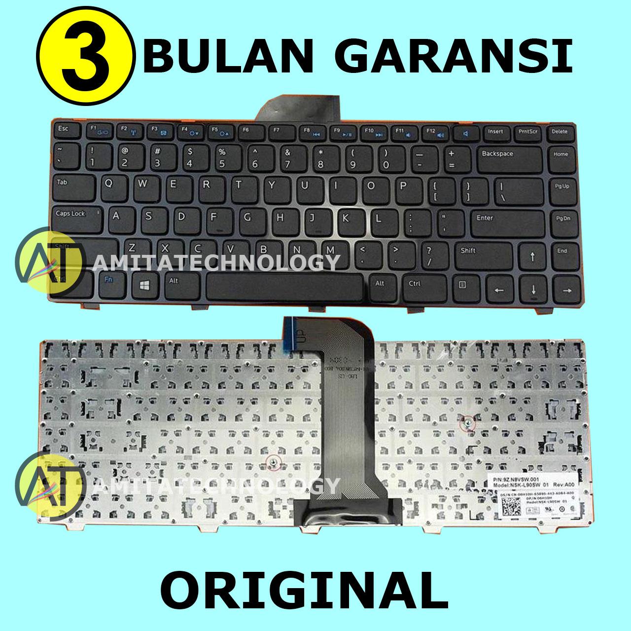 Keyboard Laptop ORIGINAL Laptop Dell Vostro 2421 Inspiron 14 3421 14R 5421