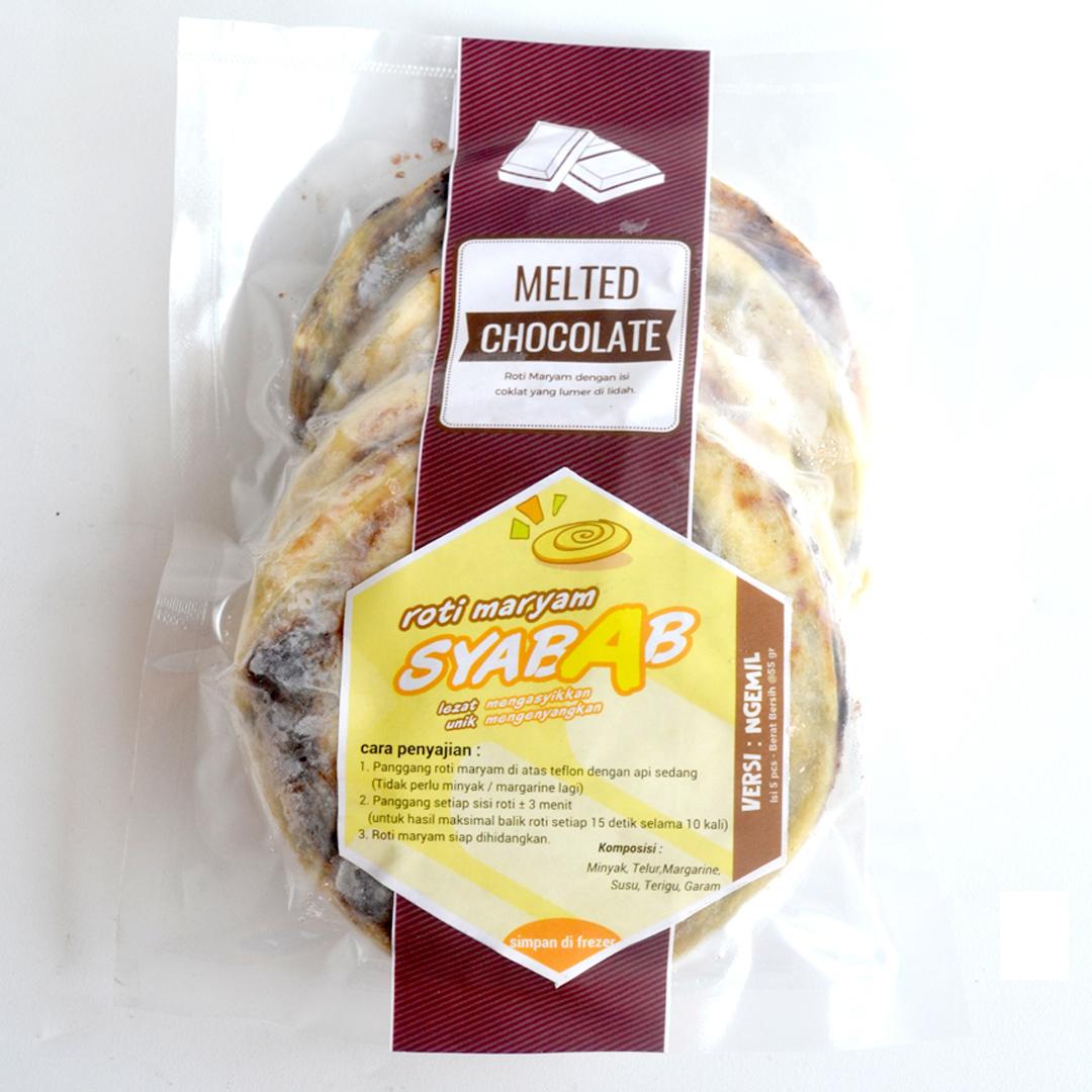 Melted Chocolate - Roti Maryam / Cane / Canai Syabab - Versi Ngemil - Coklat