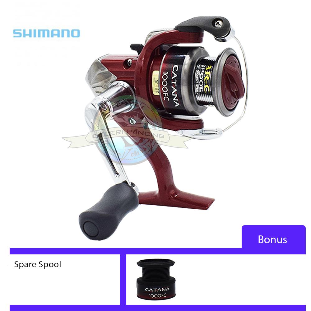 Reel Gulungan Pancing Shimano Catana 1000FC - Bonus Spare Spool