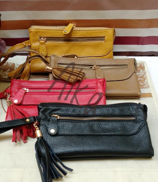 Dompet Kulit Dompet Tangan 2 in 1 Dompet Wanita Dompet Garutan