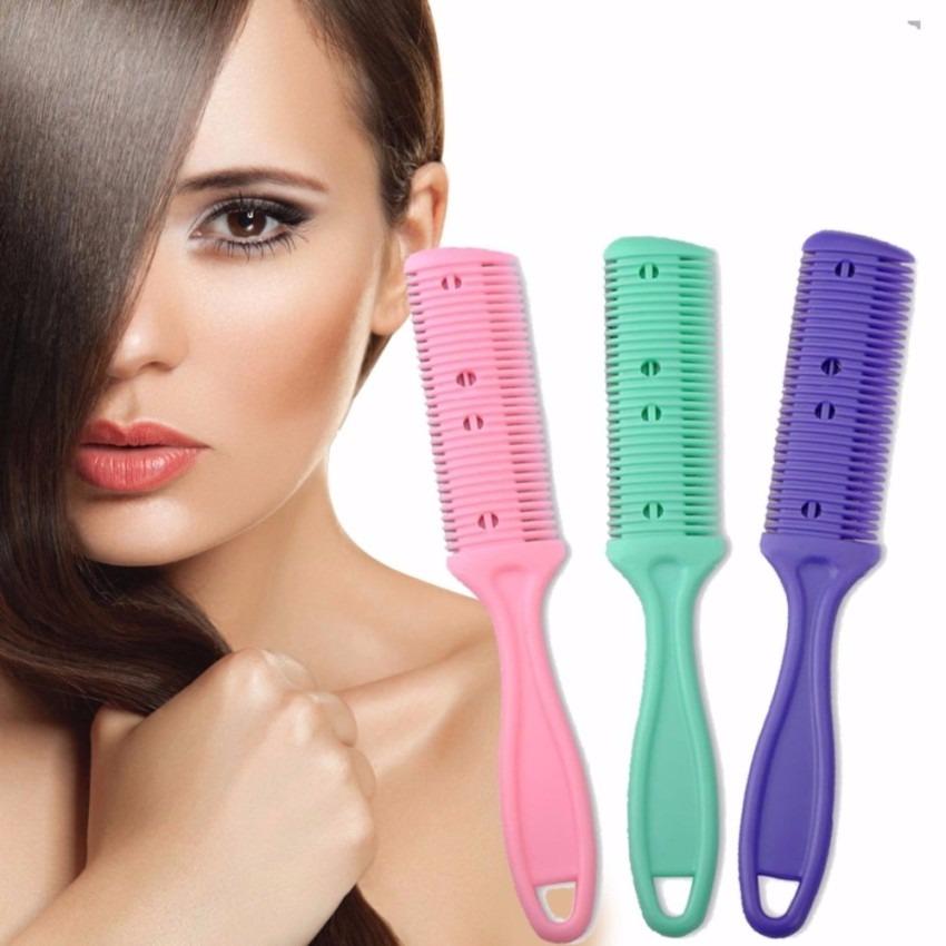 Hair Cutter Brush sisir Pemotong Rambut Bayi dan Anak Alat Cukur Rambut Sisir Pencukur Rambut 1 pcs - multicolor