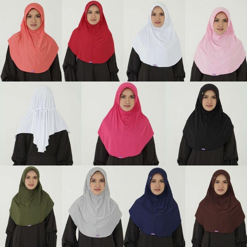 Mezora Kerudung / Jlbab/ Bergo / Hijab instan - Bergo Seroja