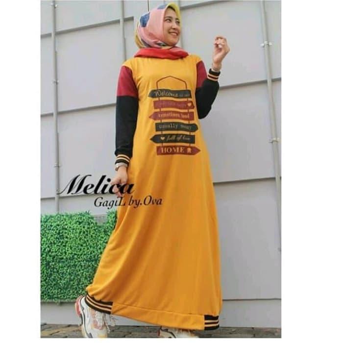 TOF GAMIS TERLARIS Gamis Wanita TERBARU Gamis Syari Dress Wanita Muslim Murah MELIKA DRESS