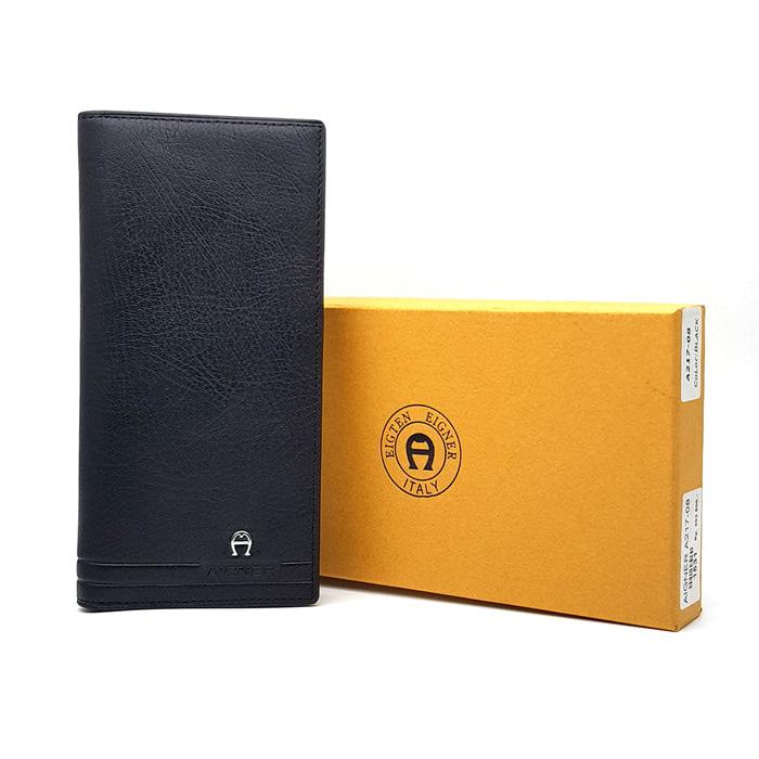 PROMO!!! Dompet panjang pria kulit asli murah - AIGNER TSM-08 BLACK - NffmvD