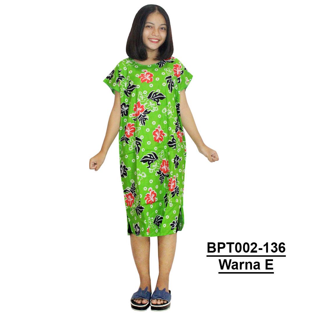 Midi, Daster Midi, Dress Santai, Baju Tidur, Piyama, Atasan Batik (BPT002-136) Batik Alhadi