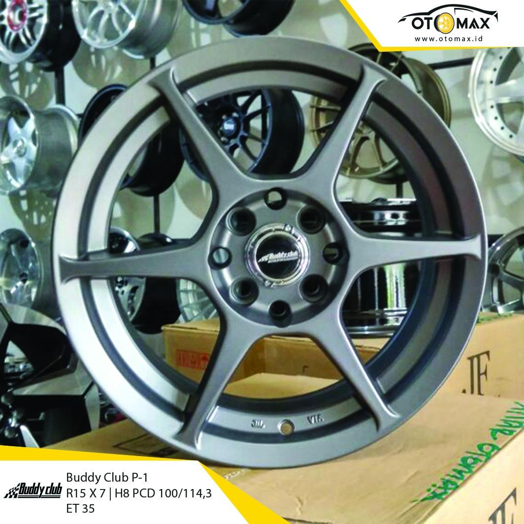 Velg Mobil Buddy Club P-1 Ring 15 Matte Gunmetal