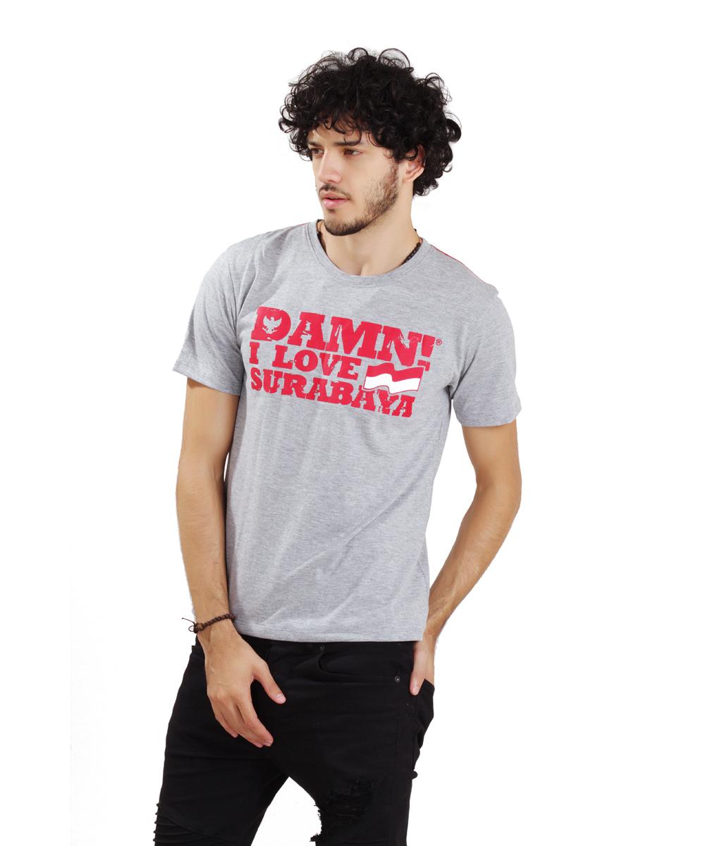 DAMN! I Love Indonesia Tee Male Surabaya Misty