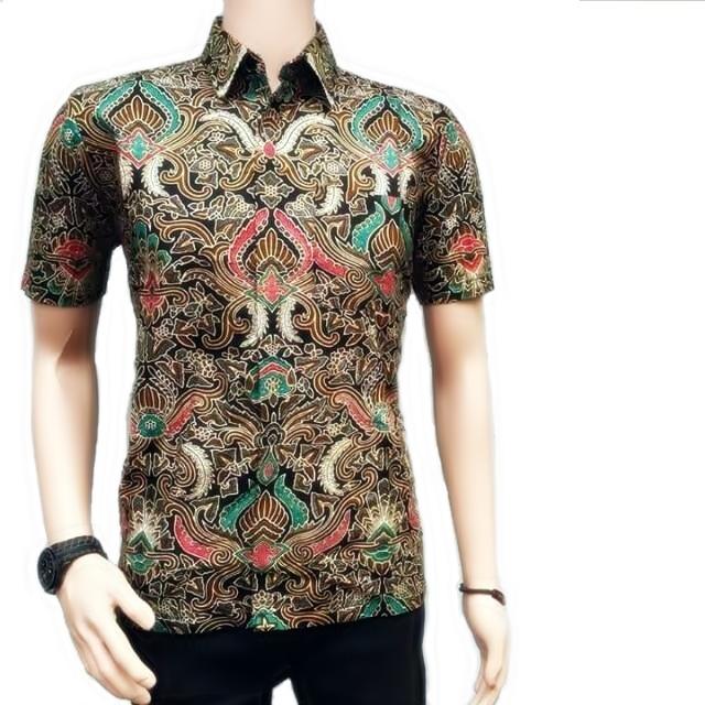 Baju Batik Kemeja Pria Lengan Pendek - Motif Kraton / Batik Pria / Batik / Baju Batik / Baju Kerja / Kemeja Casual / Kemeja Formal / Seragam Batik / Kemeja Batik / Hem Batik / Baju Batik Cowok / Kemeja Batik Pria