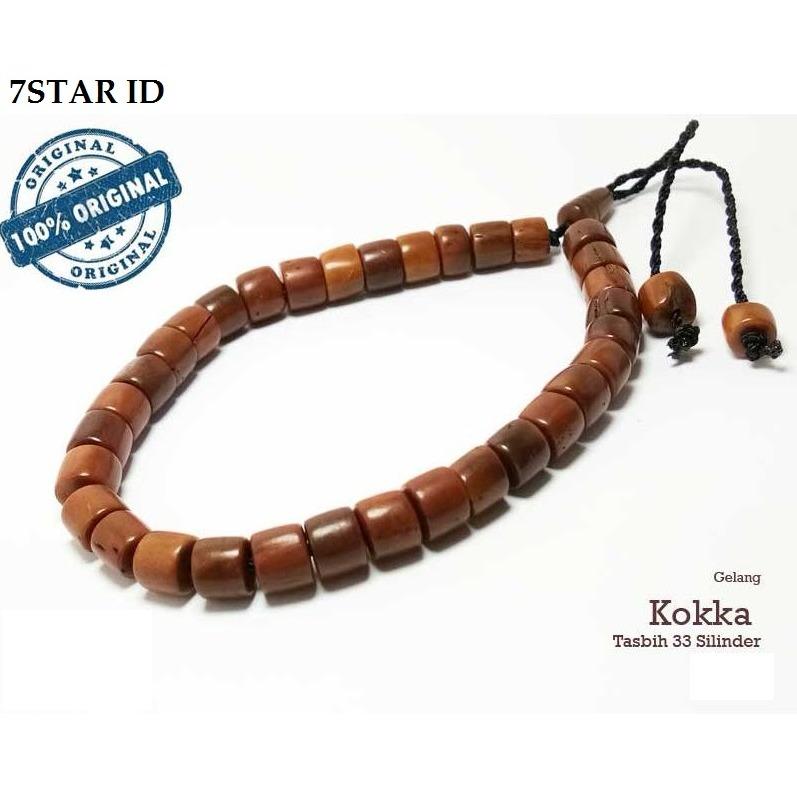 Gelang Tasbih 33 Kokka Kaukah Koka Kaokah Kauka Kaoka Pipa 7STAR - Hitam
