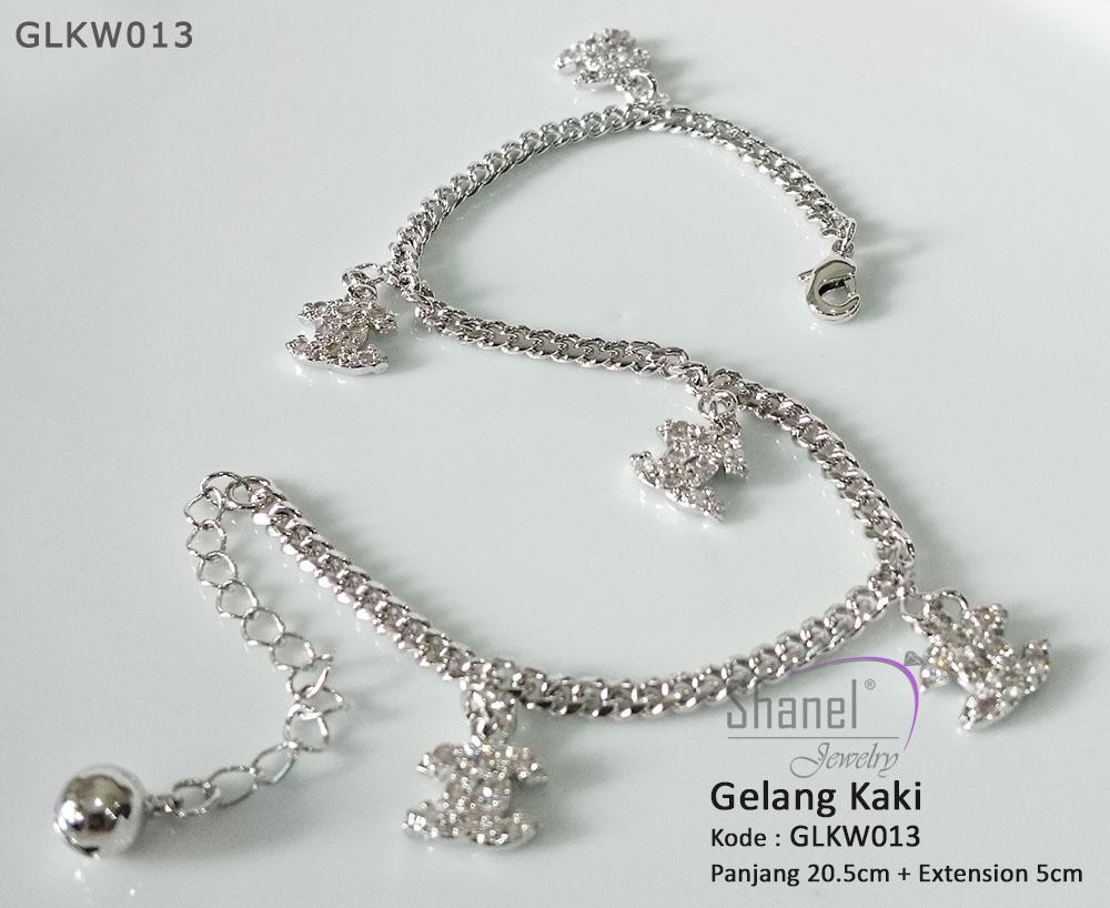 Gelang Kaki Chanel Perhiasan Lapis Emas luxury premium quality