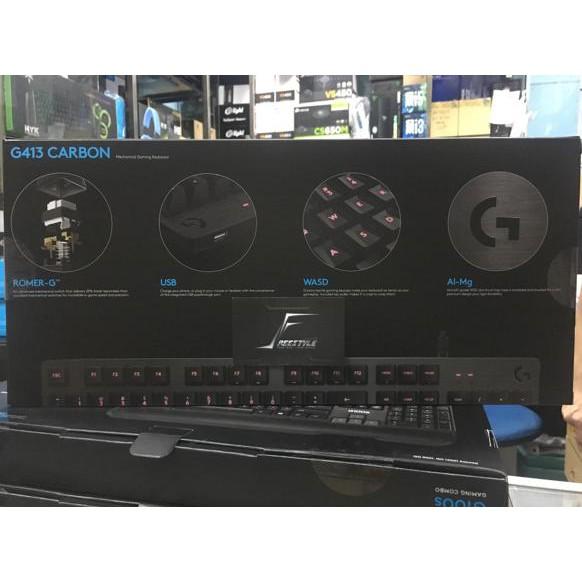 LOGITECH G413 CARBON MECHANICAL BACKLIT KEYBOARD GARANSI RESMI 2 TAHUN - ELEKTROZONE