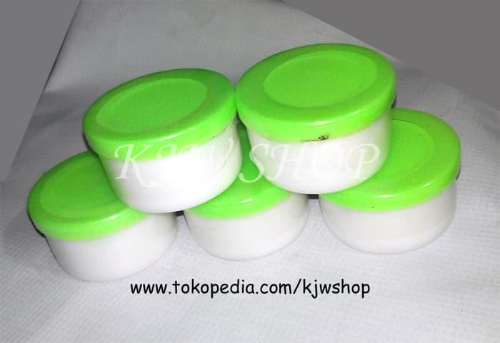 Kompon Pot Warna Putih