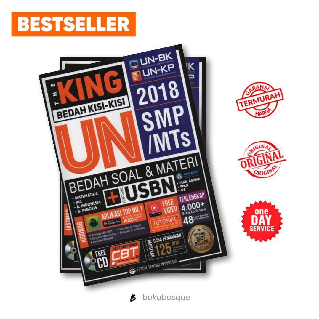 HEMAT 25% Buku The King Bedah Kisi-Kisi UN SMP/MTS 2018 (BESTSELLER)