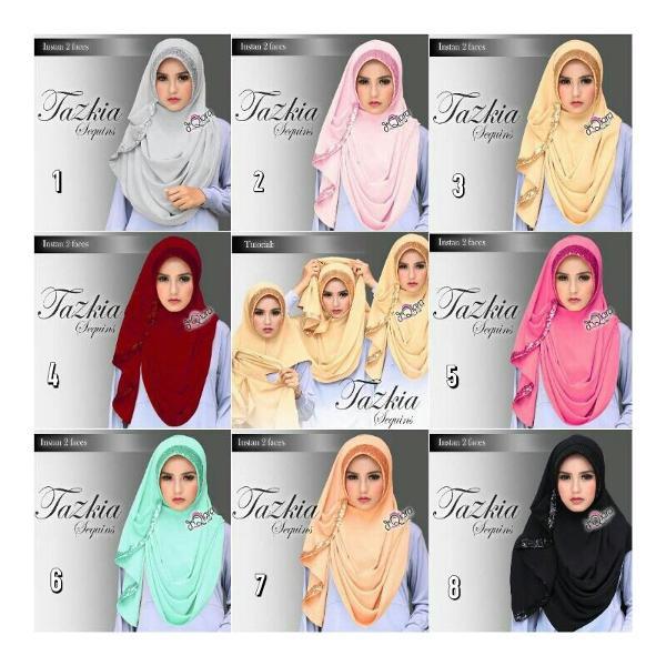 Promo Hari Ini Pastan 2Faces Tazkia Sequins Pastan Tazkia Squin Tren Baru Untuk Lebaran