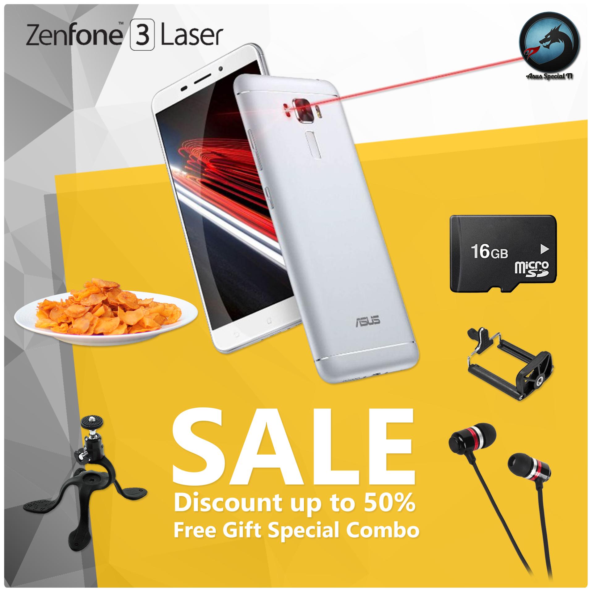 Asus Zenfone 3 Laser ZC551KL 0.03s laser AF 4GB + Fingerprint + Free Special Gift Resmi
