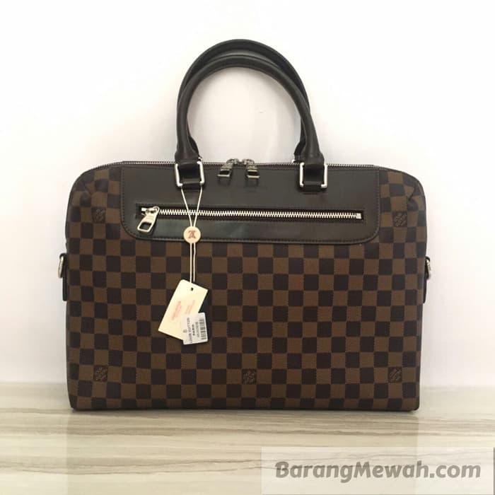 ORIGINAL!!! Tas Louis Vuitton Portee Document Jour Damier Ebene